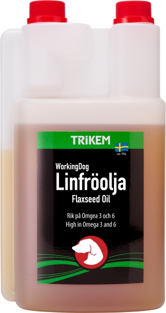 WorkingDog Hørfrøolie 1000 ml
