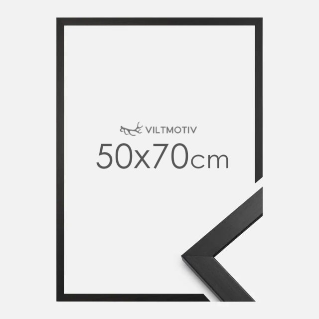 Svart ramme - 50x70 cm