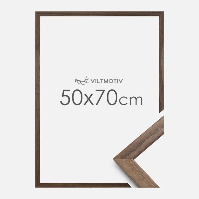 Valnøttramme - 50x70 cm