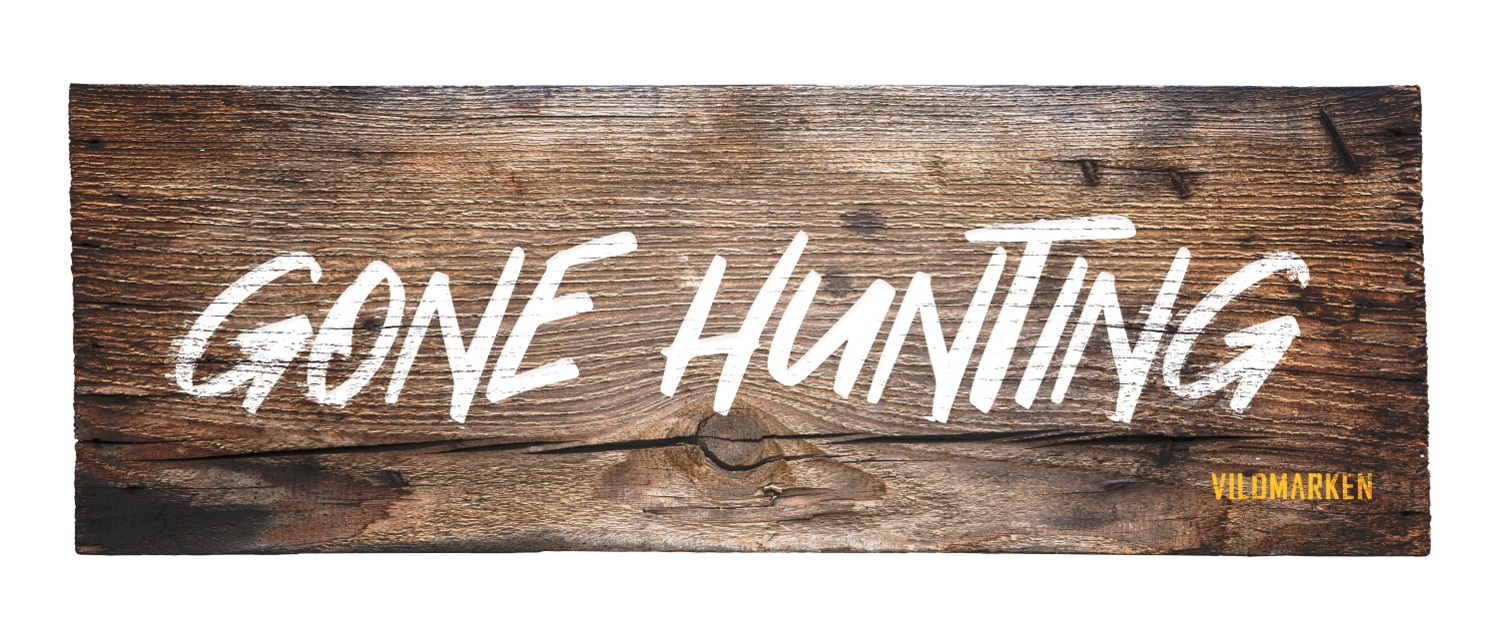 Gone hunting klistremerke
