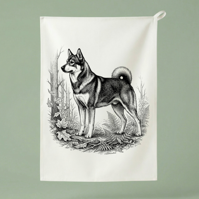 Jämthund - Kökshandduk 50x70 cm