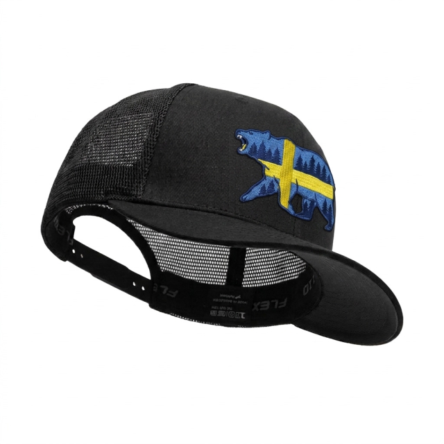 Sverige bjørn Flexfit 110 Black