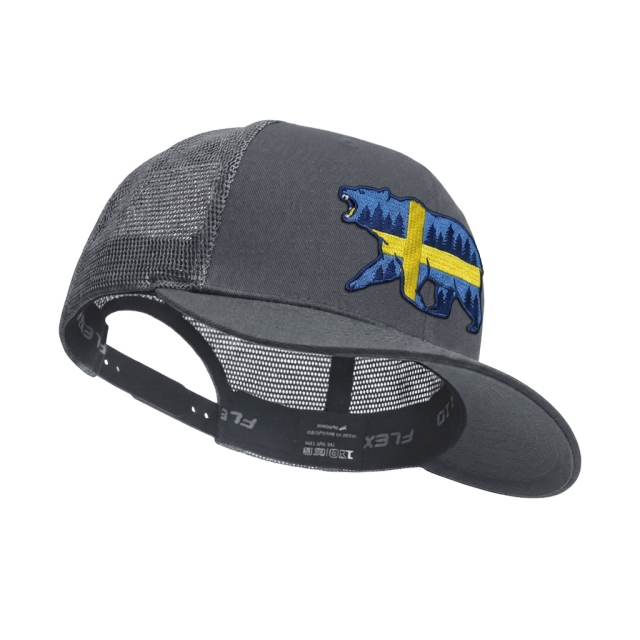 Sverige bjørn Flexfit 110 Grey