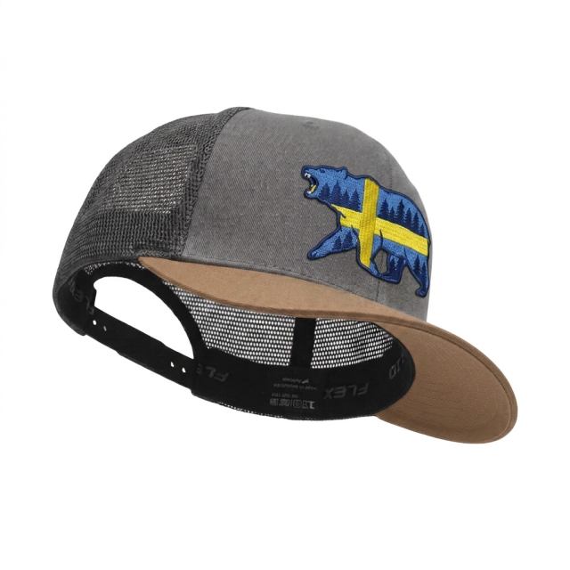 Sverige bjørn Flexfit 110 Earth tones