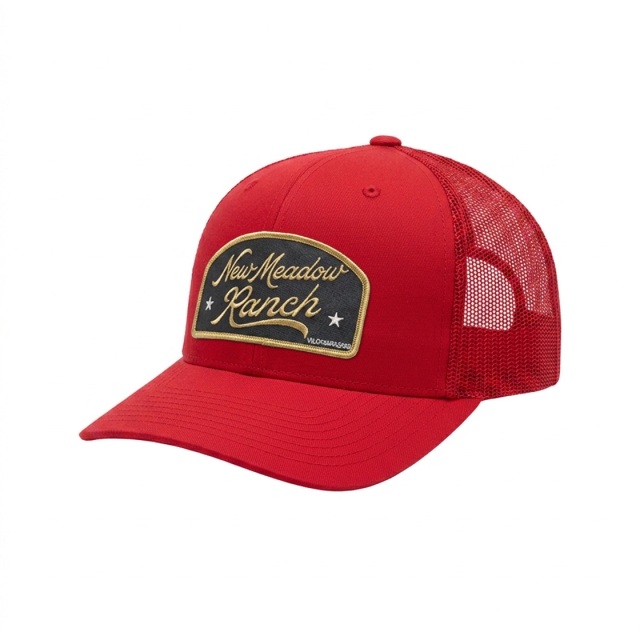 New Meadow Ranch Classic Snapback Red