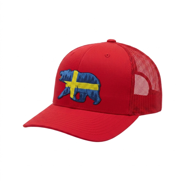 Swedish bear Classic Snapback Red