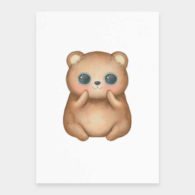 Björn kawaii-stil